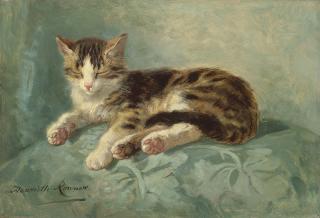 Henriette Ronner-Knip - Cat nap