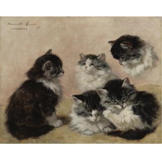 Henriëtte Ronner-Knip - Dutch Kittens
