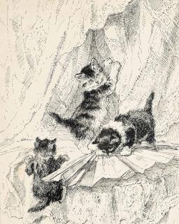 Henriette Ronner-Knip - The Mischief Makers