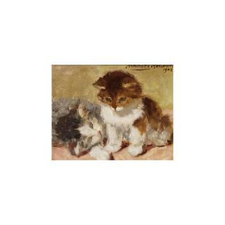 Henriëtte Ronner-Knip - Two Kittens