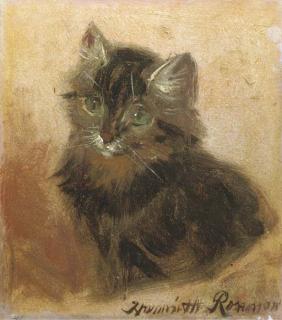 Henriette Ronner - The little kitten