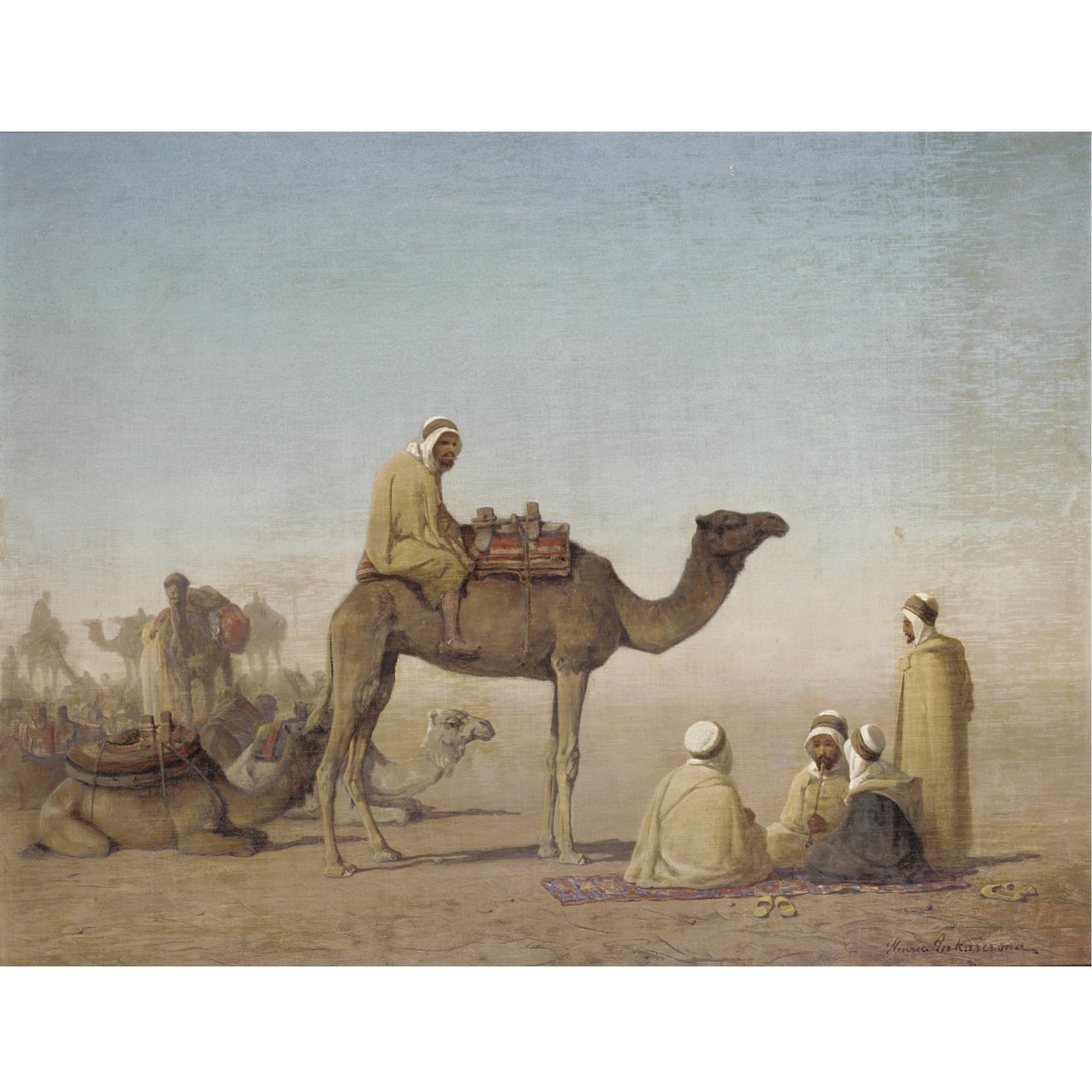 Henrik August Ankarcrona - An Arab Encampment