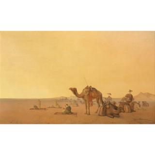 Henrik-August Ankarcrona - Prière Dans Le Désert