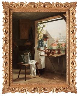 Henrik Nordenberg - Woman by a window