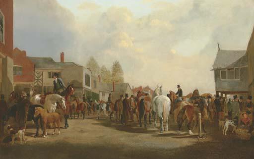 Henry A. Woollett - The Horsemarket at Ashby-de-la-Zouch