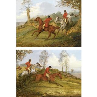 Henry Alken - British Breaking Cover & Full Cry (Two Works)