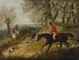 Henry Alken - Full Cry And Gone Away; A Pair Of Paintings