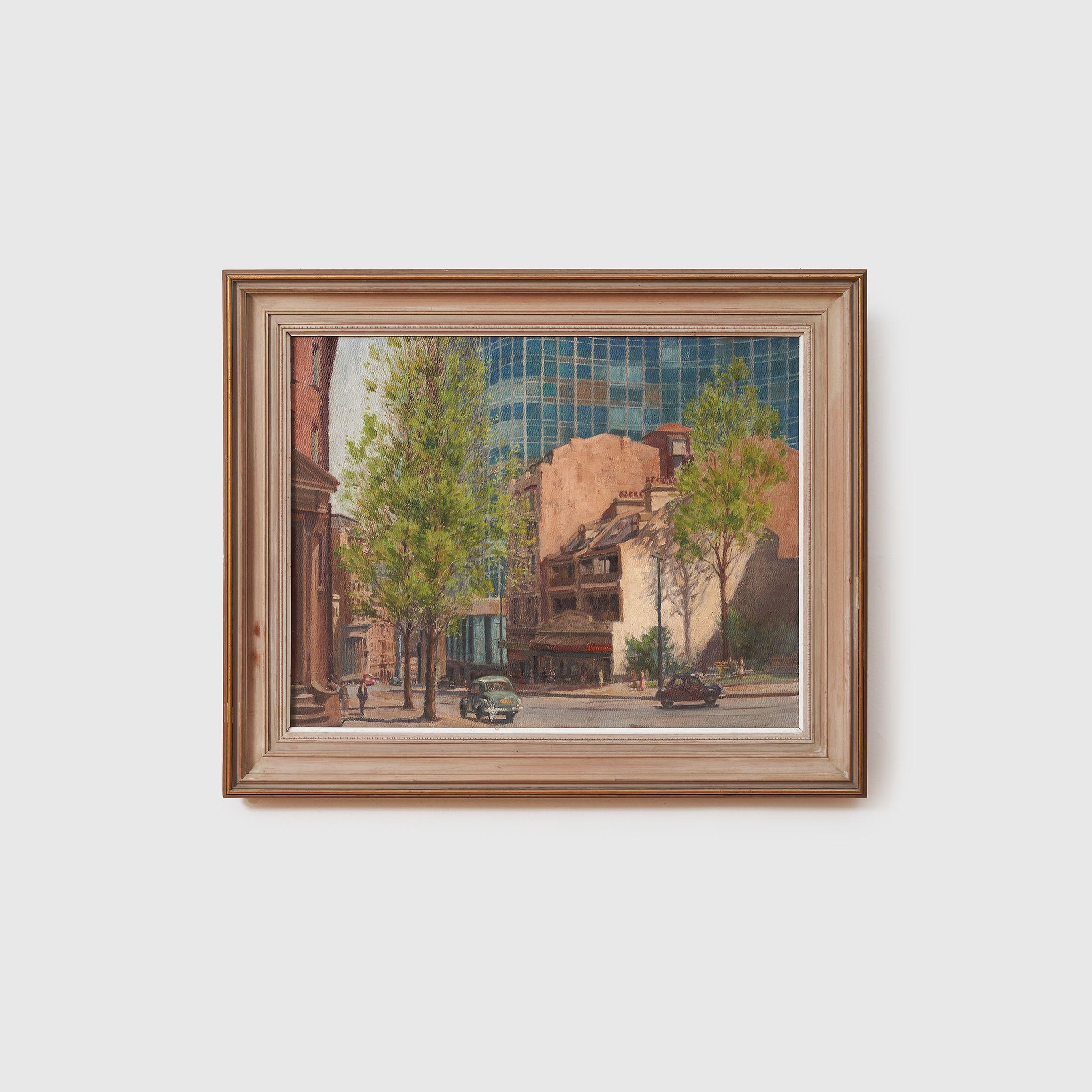 Henry Aloysius Hanke - The Old and The New, Hunter Street, Sydney