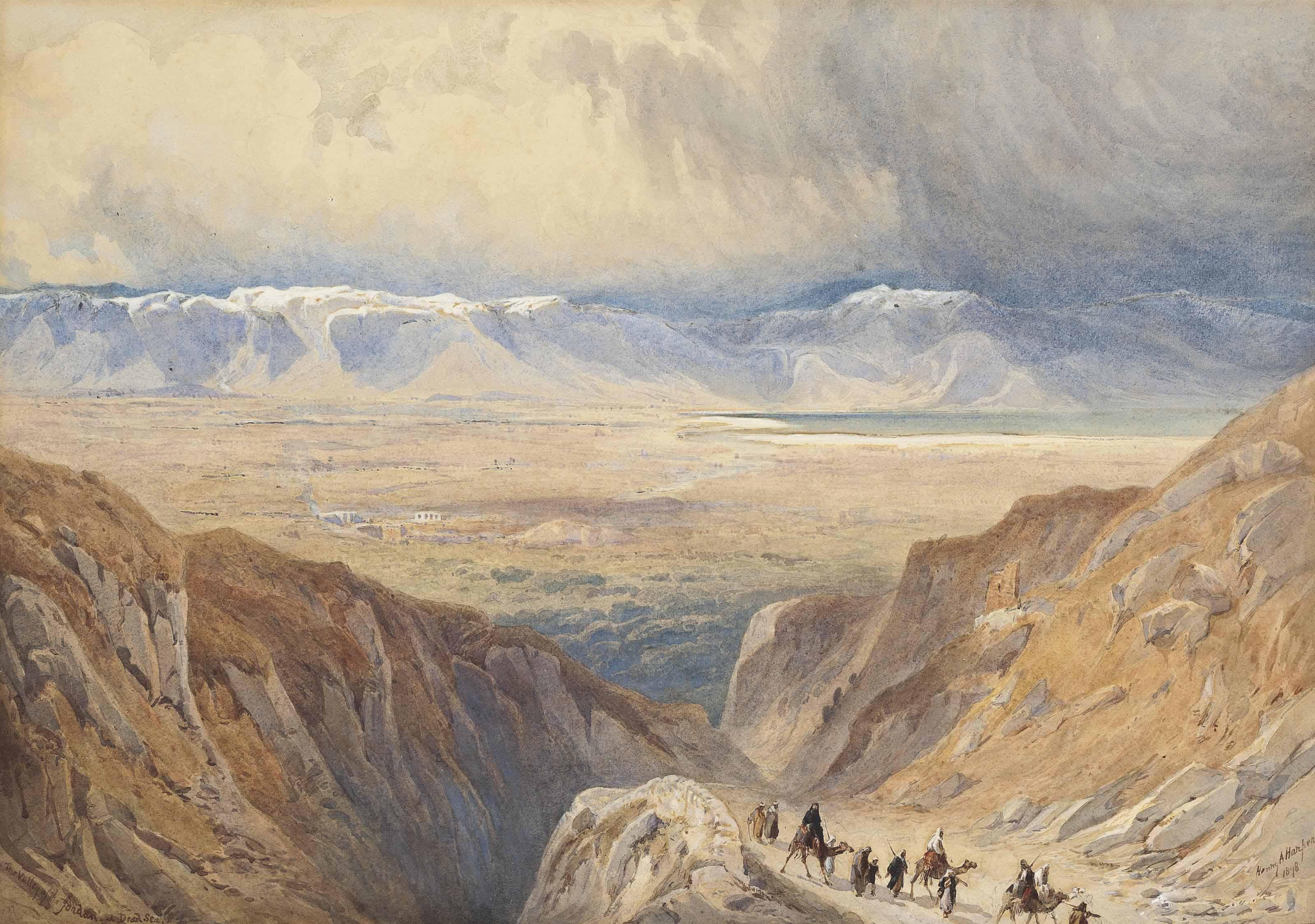 Henry Andrew Harper - The Valley Of Jordan, The Dead Sea Beyond