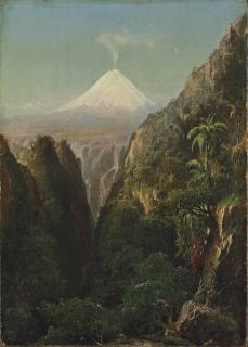Henry Augustus Ferguson - Le sommet de Palomar dans les Andes au Chili