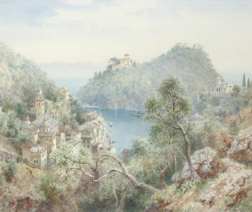 Henry B. Wimbush - View Of Portofino, Near Genoa