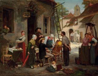 Henry Bacon - A New Sign for the Old Inn