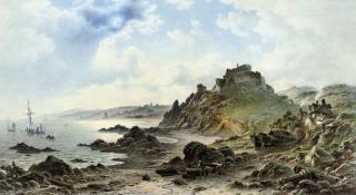Henry Barlow Carter - Mont Orgueil, Jersey
