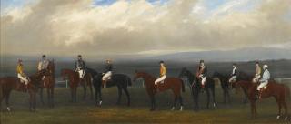 Henry Barraud - The Punchestown Winners, 1868