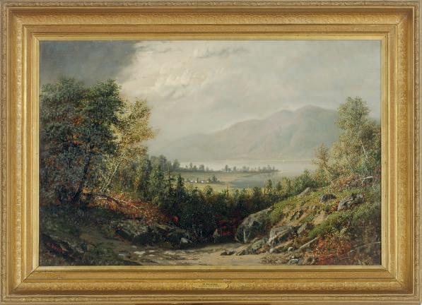 Henry Boese - A traveller on the Hudson Highlands near Cold Spring