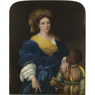 Henry Bone R.A. - Portrait Of Laura Dei Dianti (D. 1573), After Titian