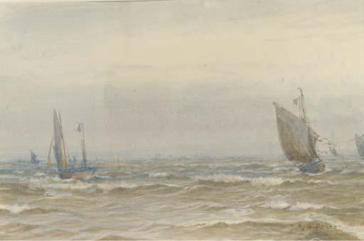 Henry Branston Freer - Running home on the tide