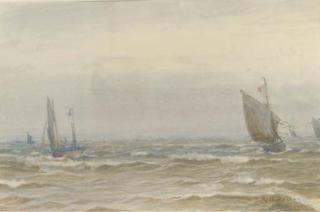 Henry Branston Freer - Running home on the tide