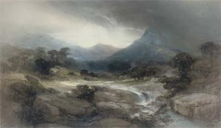 Henry Bright - A mountain stream