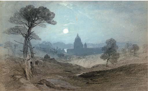 Henry Bright - View Towards St Peter\'S, Rome