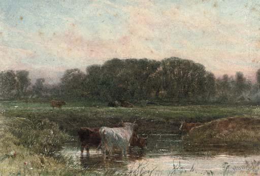 Henry Brittan Willis, R.W.S. - Cowdray Marsh, Midhurst