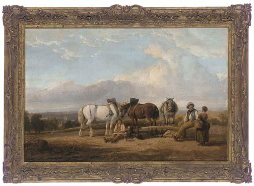 Henry Brittan Willis, R.W.S. - The ploughman\'s lunch