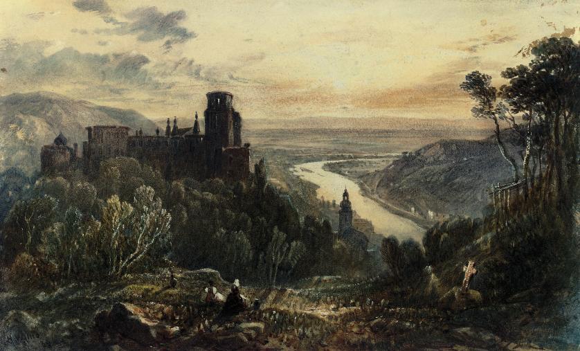 Henry Brittan Willis, R.W.S. - View of Heidelburg on the Rhine
