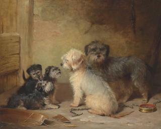 Henry Calvert - The Dandie Dinmont family