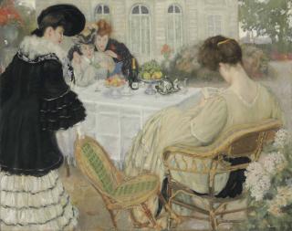 Henry Caro-Delvaille - Ladies taking Tea