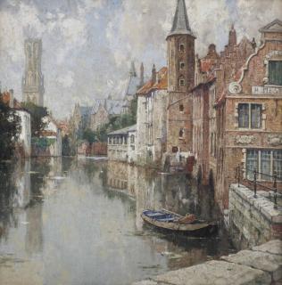 Henry Cassiers - A View Of Bruges