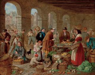 Henry Charles Bryant - A market