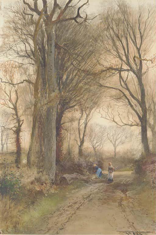 Henry Charles Fox - The faggot gatherers