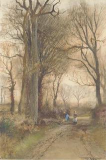 Henry Charles Fox - The faggot gatherers