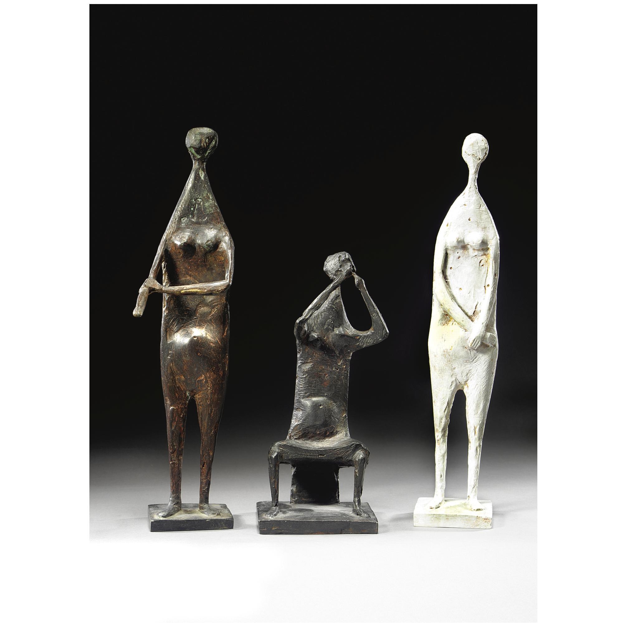 Henry Cliffe - Standing Female Figure; Seated Figure; Standing Nude 