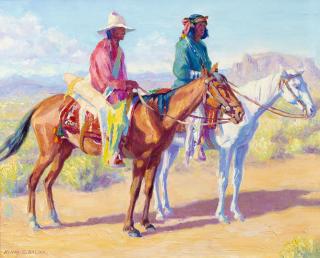 Henry Cornelius Balink - Apaches on Horseback