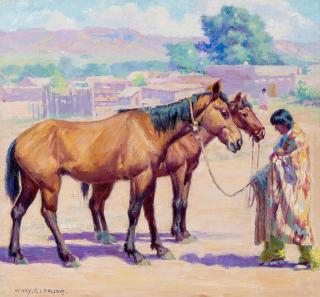 Henry Cornelius Balink - Tony and his Horses