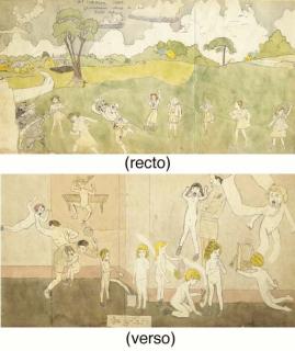 Henry Darger - At Sunbeam Creek/At Wickey Sansia