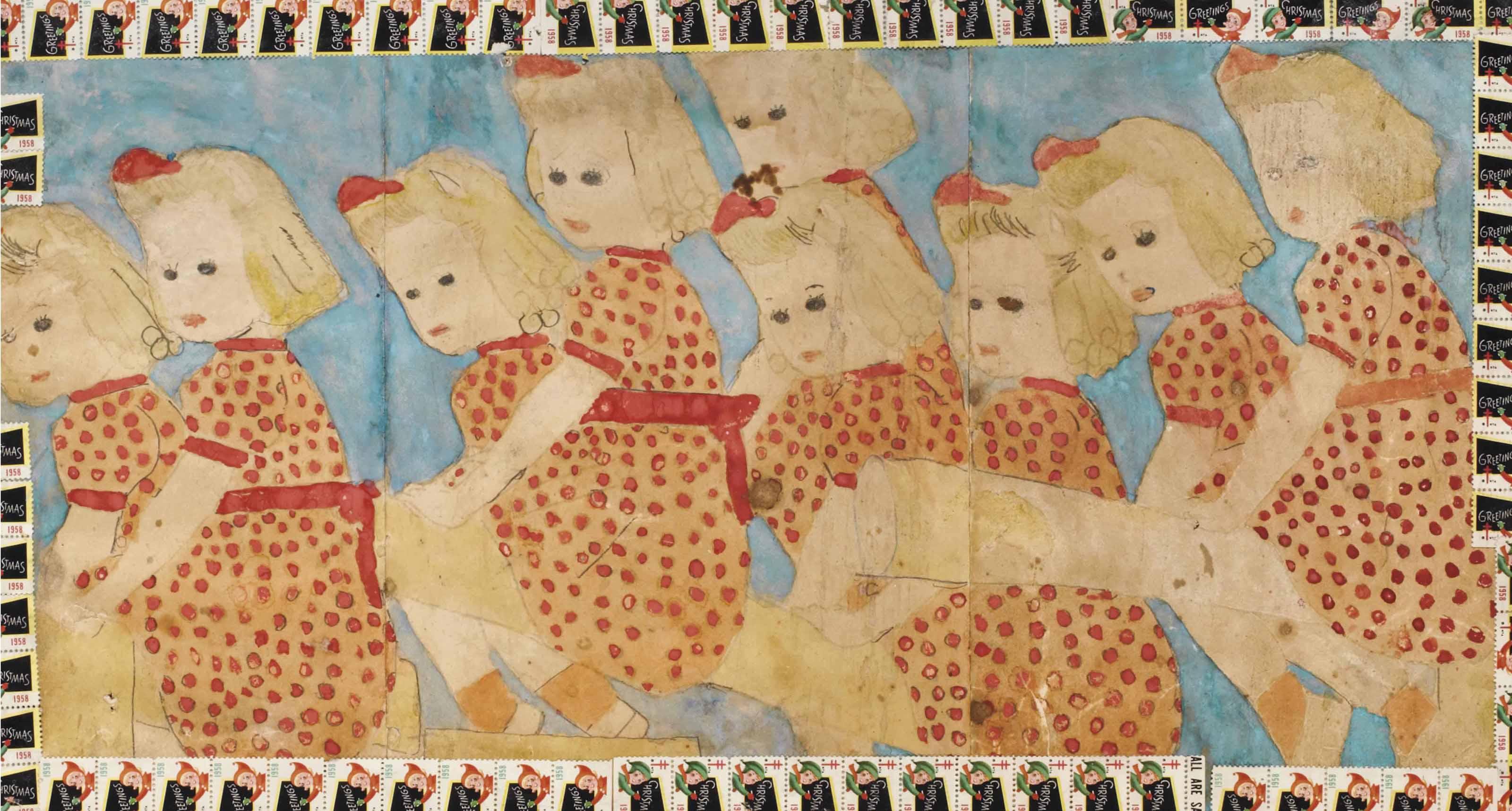 Henry Darger - Christmas Seal Girls