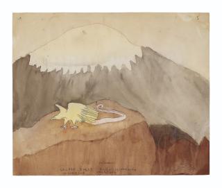 Henry Darger - Golden Eagle Blengiglomenean Creature, circa 1950