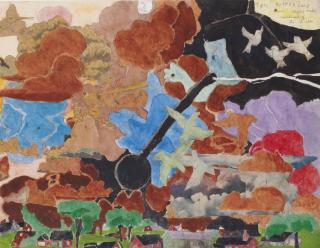Henry Darger - (I) Tornado I (II) Tornado II (Iii) Tornado III