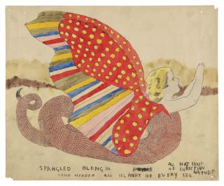 Henry Darger - Spangled Child Headed Blengin. All Nations Of Christian Nature. All Islands Of Every Sea.