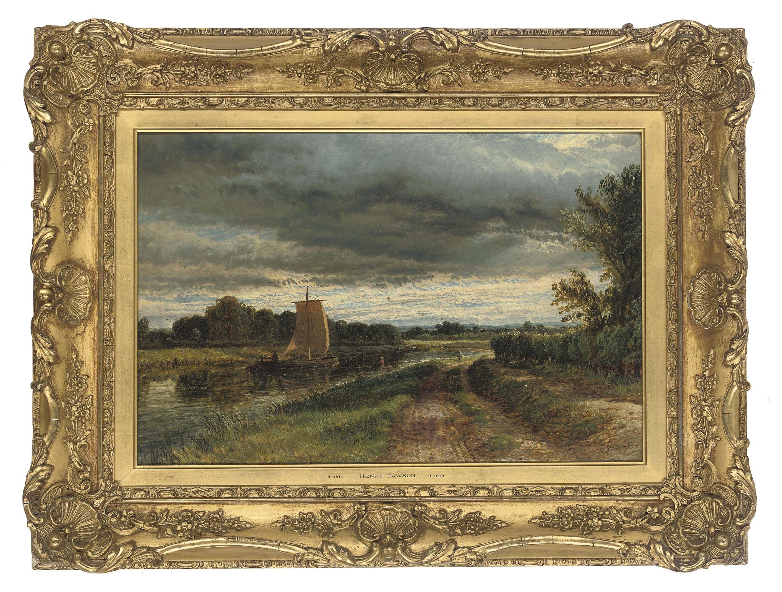 Henry Dawson - On the Trent, near Colwick