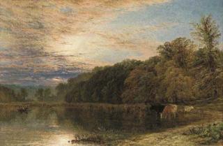 Henry Dawson - Pool in Sutton Park, near Birmingham