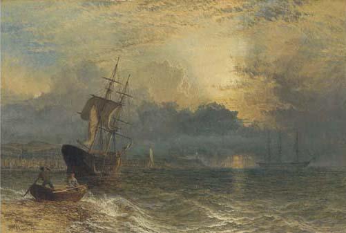 Henry Dawson - Waiting for the tide