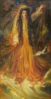 Henry de Groux - Senta - aus Richard Wagners \