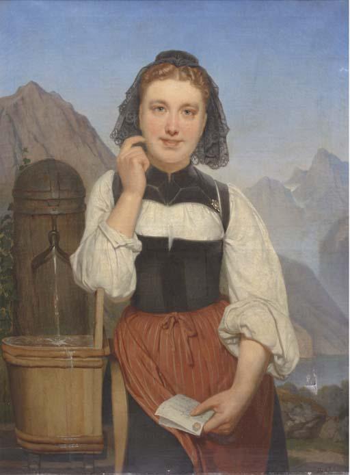 Henry de Nobele - Receiving A Letter