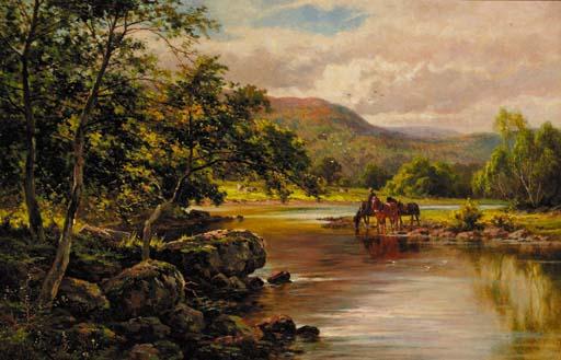 Henry Deacon Hillier Parker - On the Lledr river, near Wales