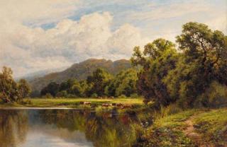 Henry Deacon Hillier Parker - Sweping Water\'s, near Henley on Thames