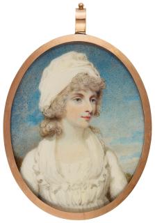 Henry Edridge, A.R.A. - Portrait Of A Lady, Circa 1790