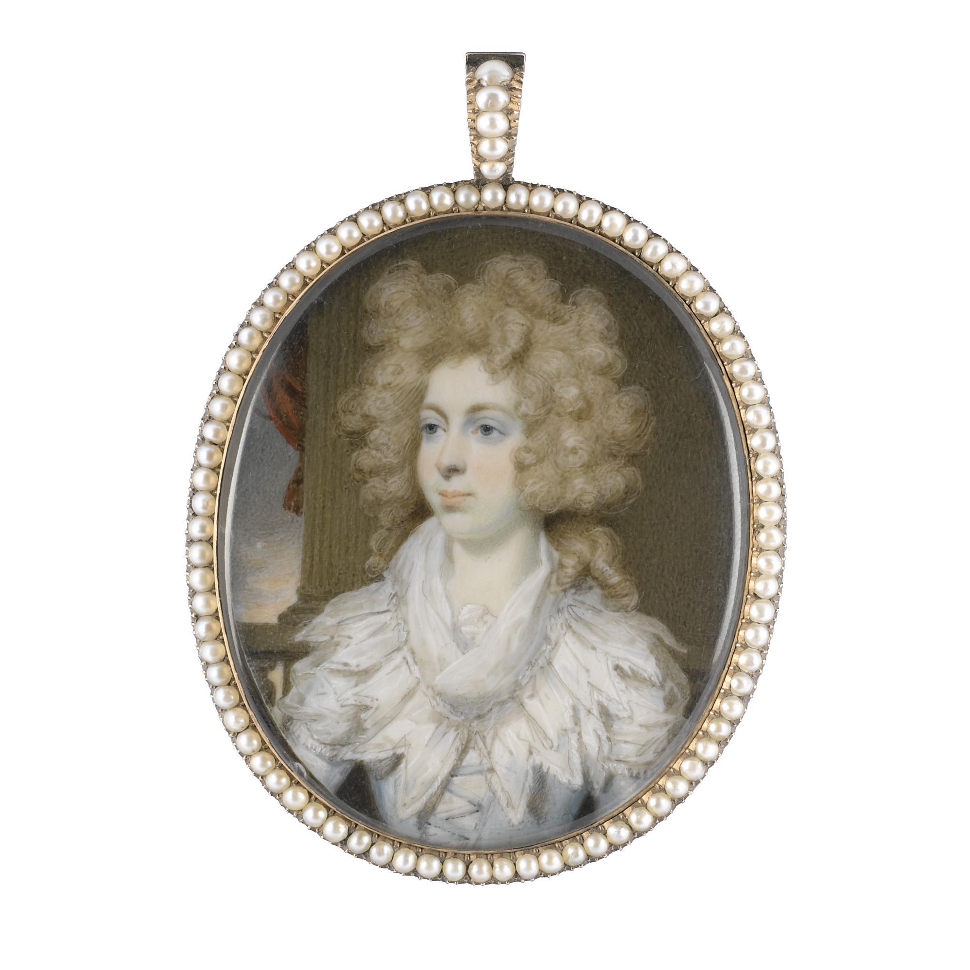 Henry Edridge A.R.A. - Portrait Of Mary Emes